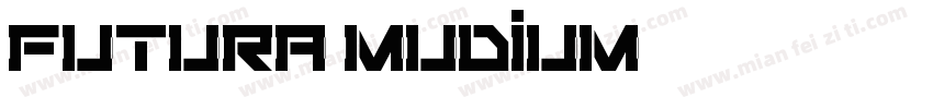 futura mudium字体转换